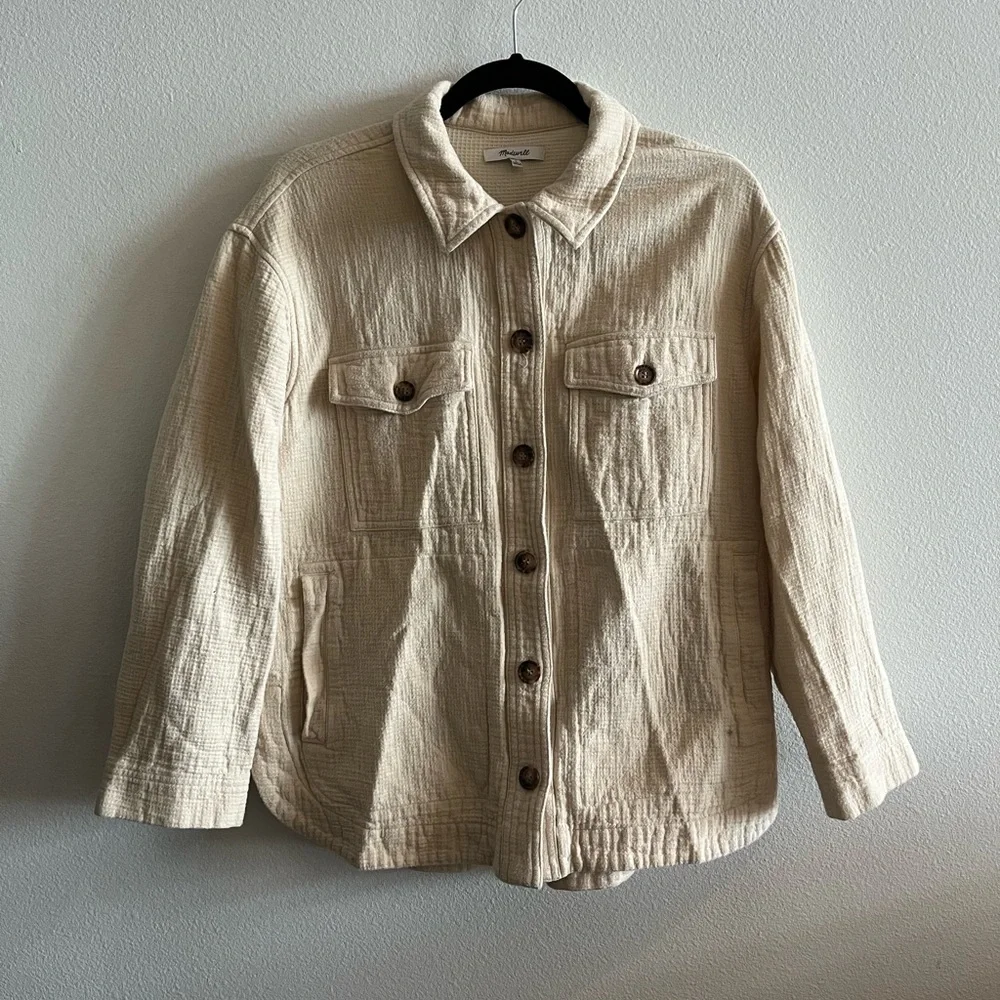 Madewell Shirt Jacket - Picture 1 of 3